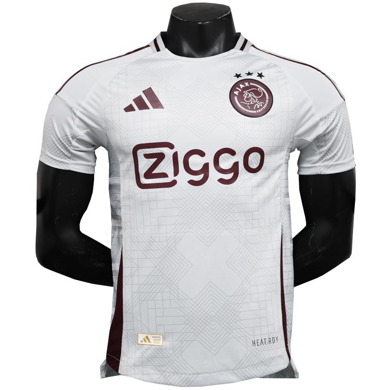 camisola ajax edição player equipamento alternativo 2024-25