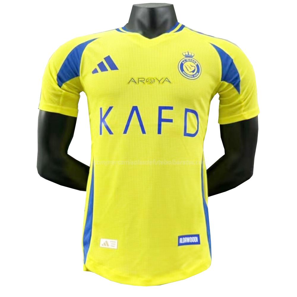 camisola al-nassr edição player equipamento principal 2024-25