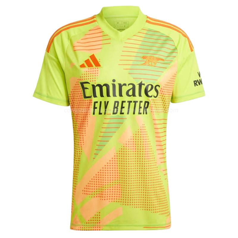 camisola arsenal guarda-redes amarelo 2024-25