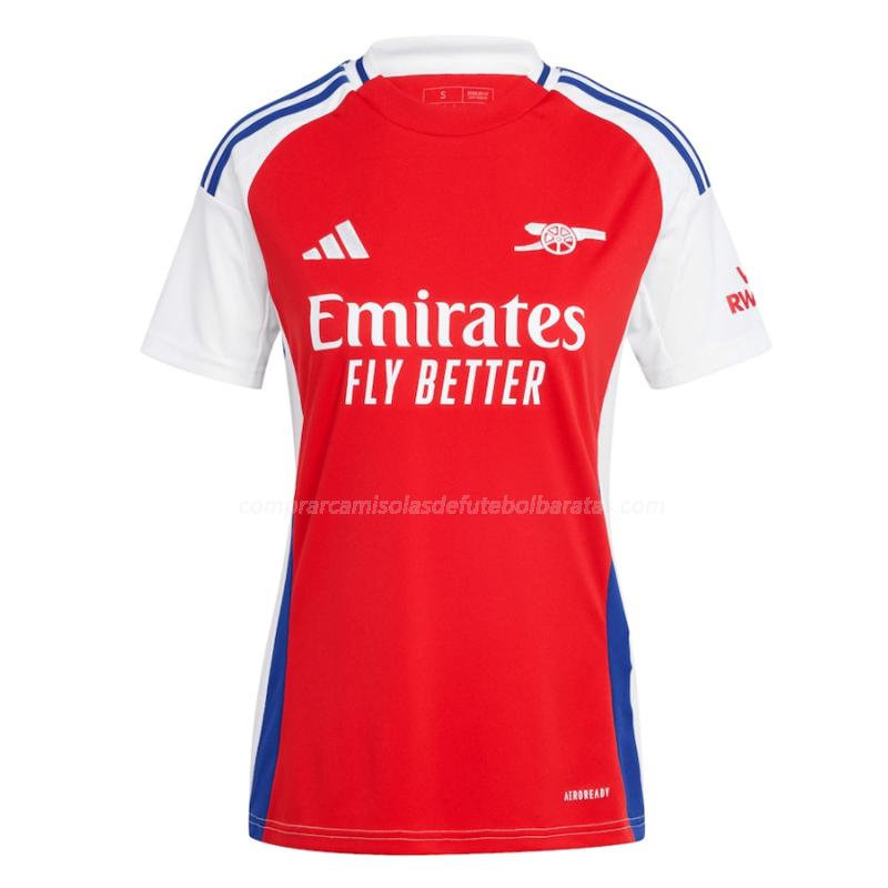 camisola arsenal mulher equipamento principal 2024-25