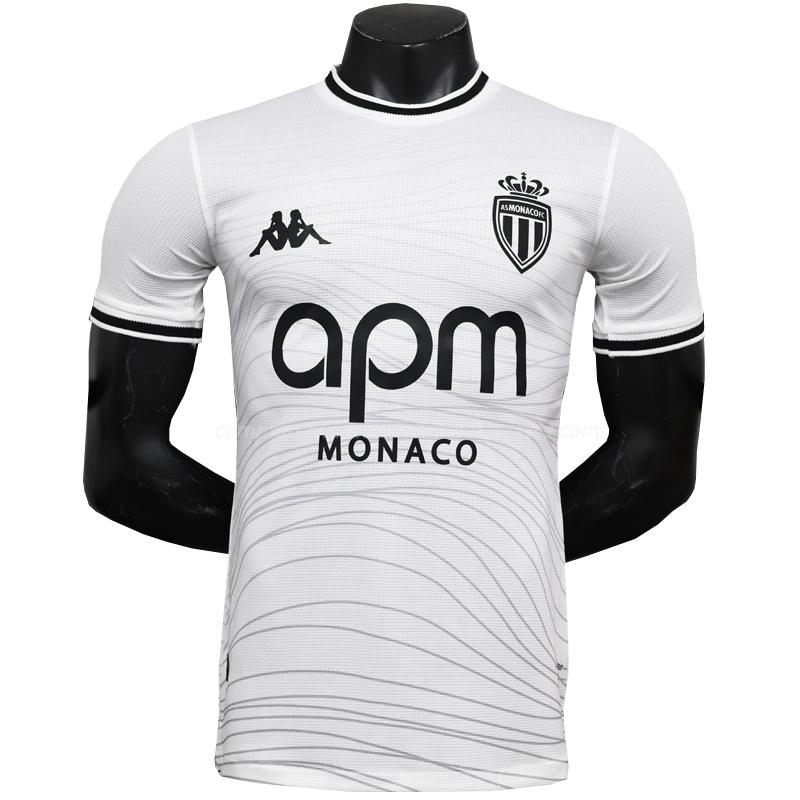 camisola as monaco fc edição player equipamento alternativo 2024-25