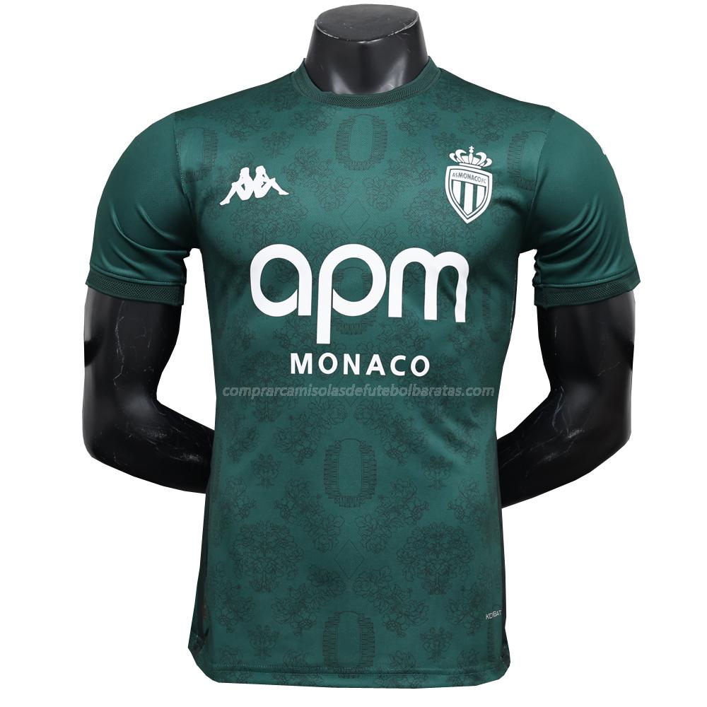 camisola as monaco fc edição player equipamento suplente 2024-25