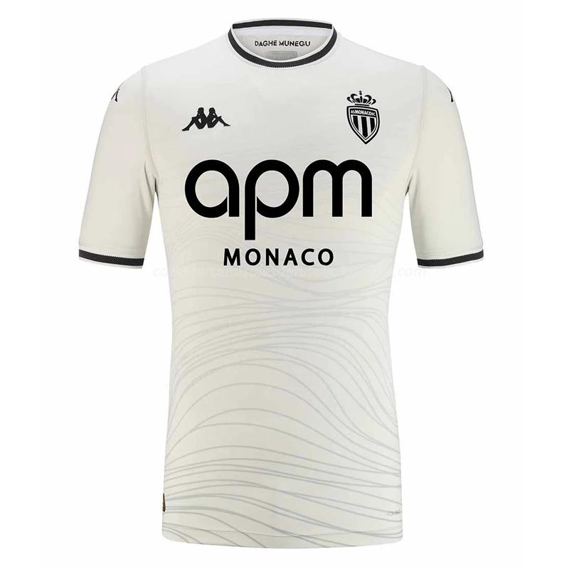 camisola as monaco fc equipamento alternativo 2024-25