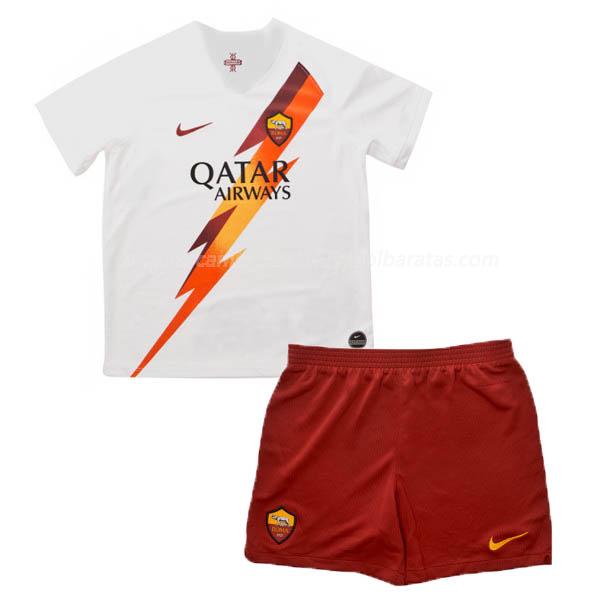 camisola as roma crianças equipamento suplente para 2019-2020