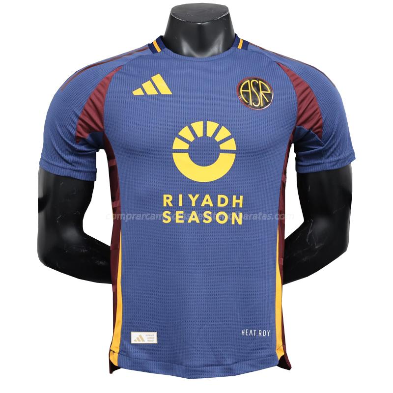 camisola as roma edição player equipamento alternativo 2024-25