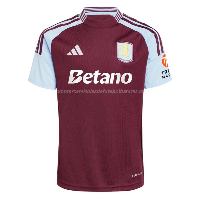 camisola aston villa equipamento principal 2024-25