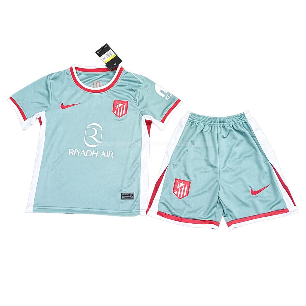 camisola atlético de madrid crianças equipamento suplente 2024-25