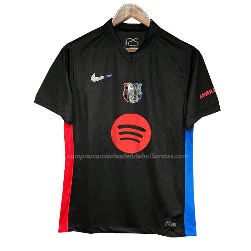 camisola barcelona equipamento suplente 2024-25