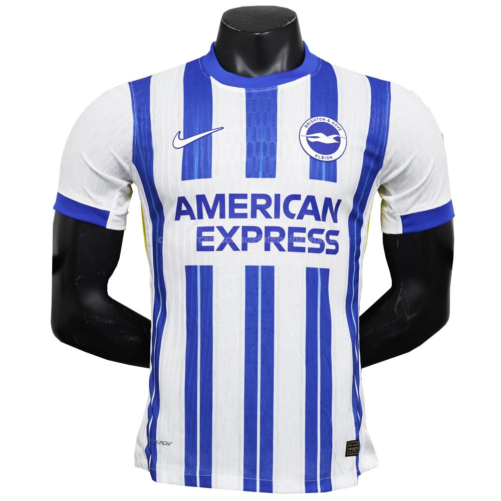 camisola brighton hove albion edição player equipamento principal 2024-25