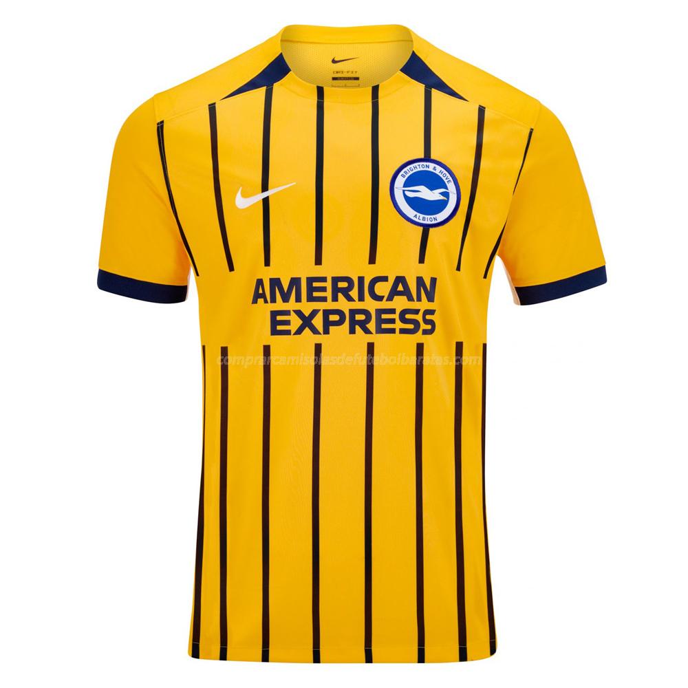 camisola brighton hove albion equipamento suplente 2024-25