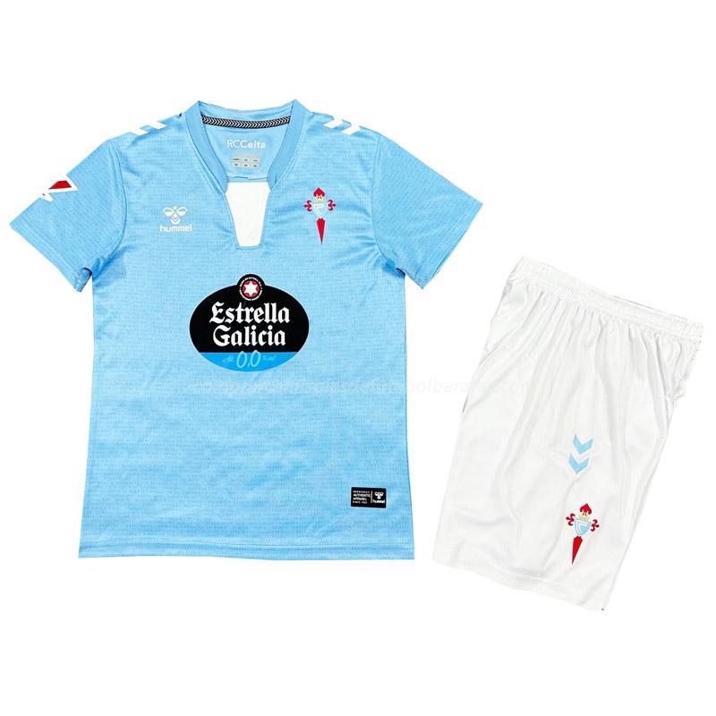 camisola celta de vigo crianças equipamento principal 2024-25