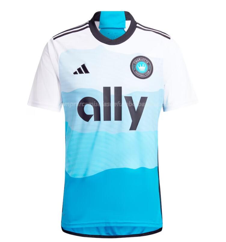 camisola charlotte fc equipamento principal 2024-25