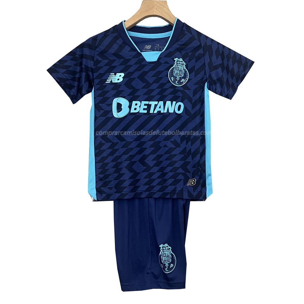 camisola fc porto crianças equipamento alternativo 2024-25