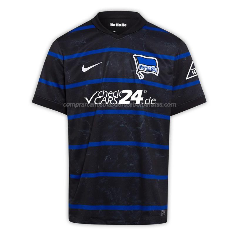 camisola hertha berlin equipamento suplente 2024-25