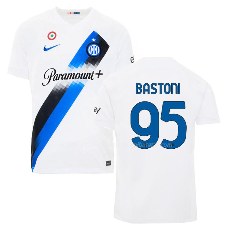 camisola inter de milão bastoni equipamento suplente 2023-24