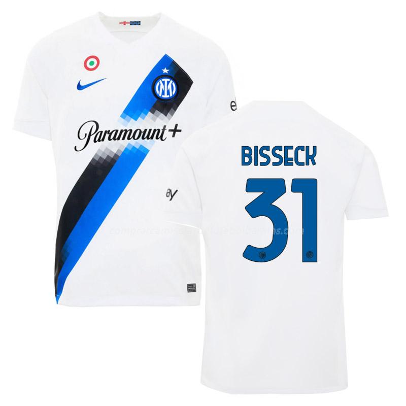 camisola inter de milão bisseck equipamento suplente 2023-24