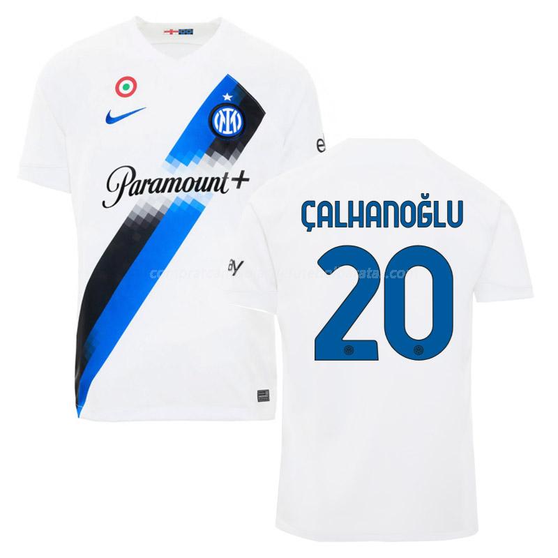 camisola inter de milão calhanoglu equipamento suplente 2023-24