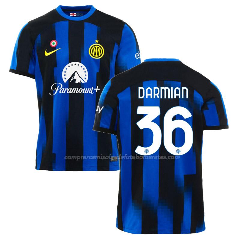 camisola inter de milão darmian equipamento principal 2023-24