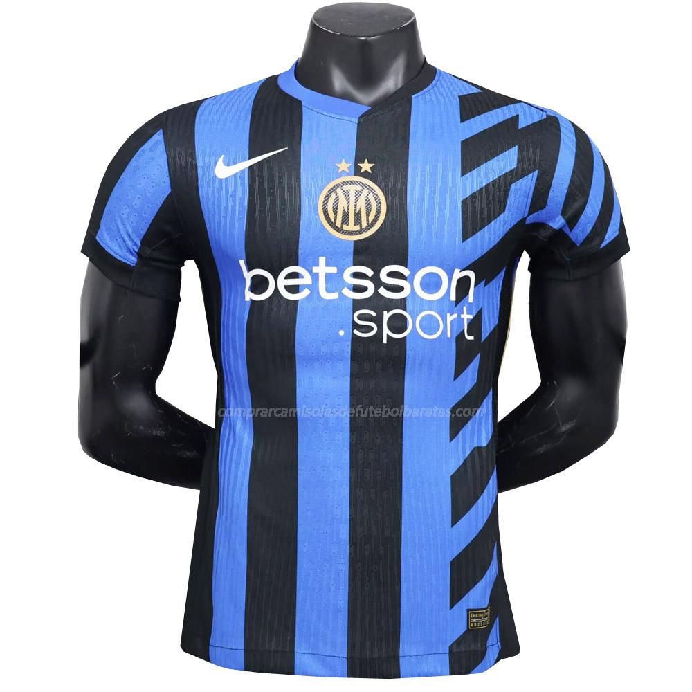 camisola inter de milão edição player equipamento principal 2024-25