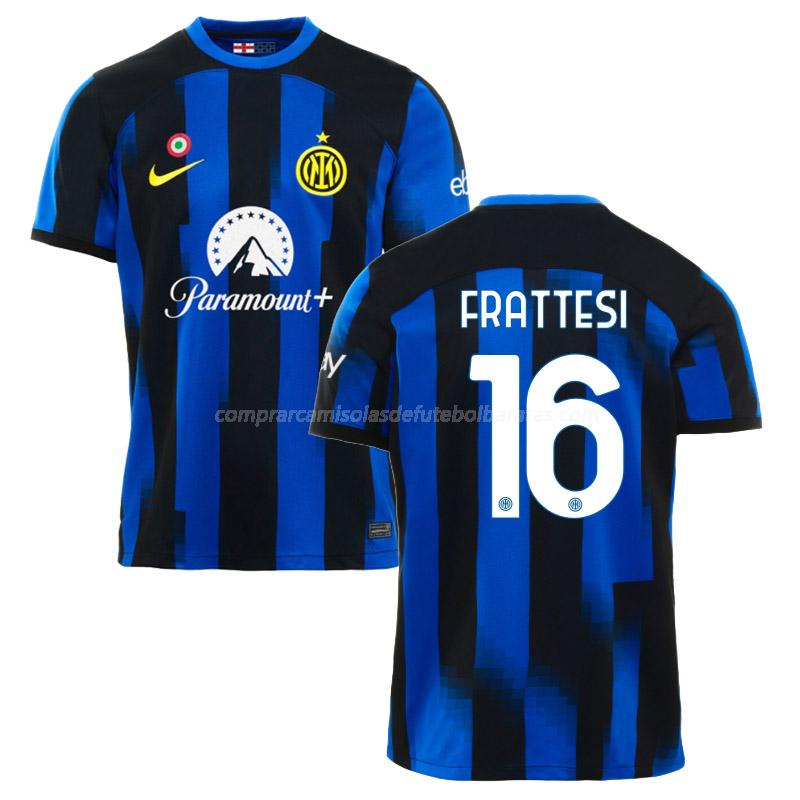 camisola inter de milão frattesi equipamento principal 2023-24