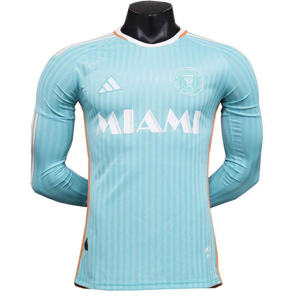 camisola inter miami manga comprida equipamento alternativo 2024-25