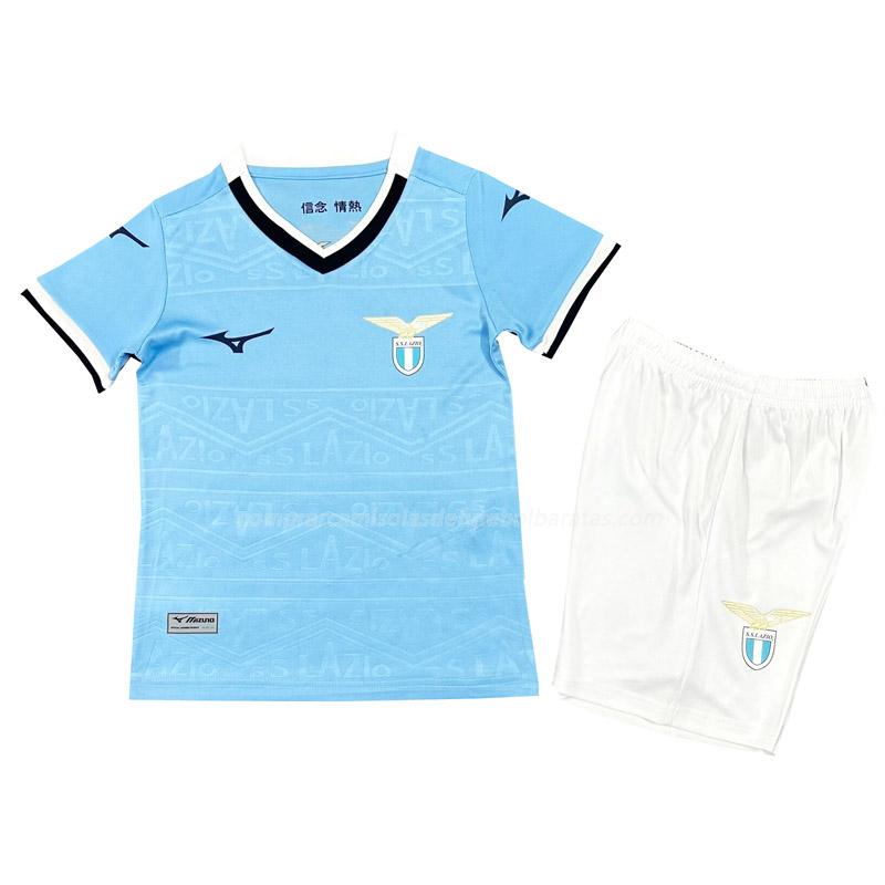 camisola lazio crianças equipamento principal 2024-25