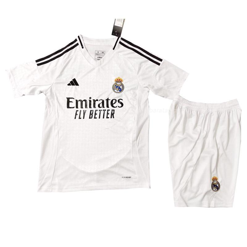 camisola real madrid crianças equipamento principal 2024-25