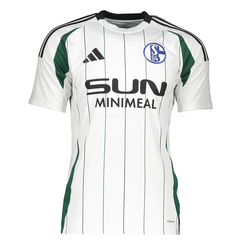 camisola schalke 04 equipamento suplente 2024-25