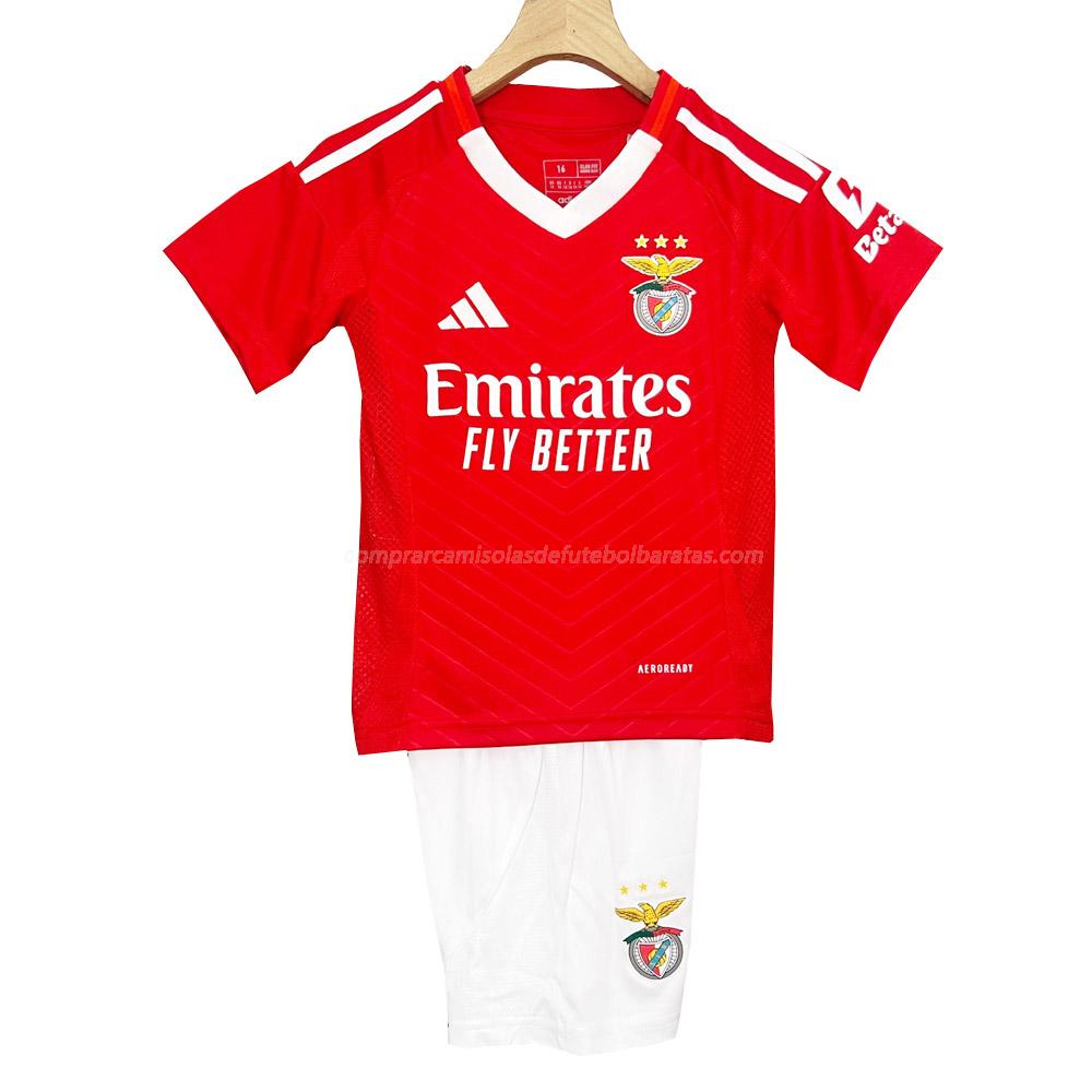 camisola sl benfica crianças equipamento principal 2024-25