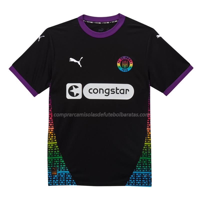 camisola st. pauli equipamento alternativo 2024-25