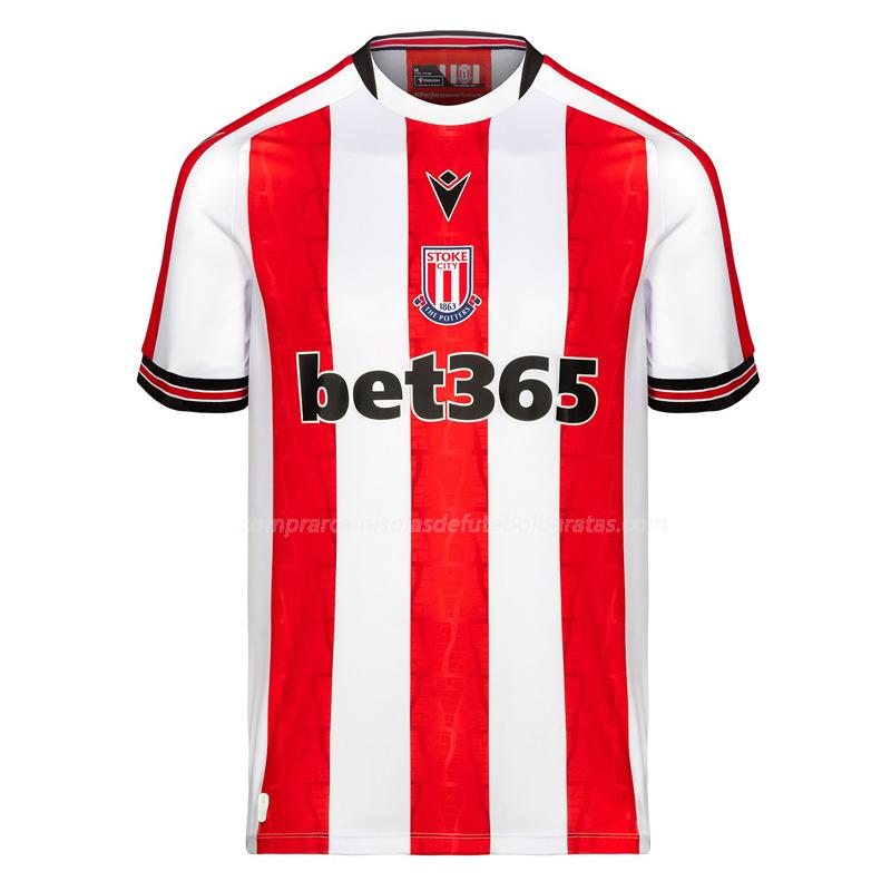 camisola stoke city equipamento principal 2024-25