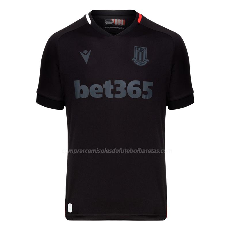 camisola stoke city equipamento suplente 2024-25