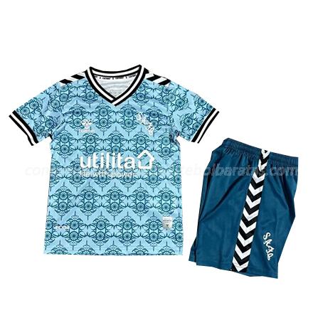 camisola sunderland crianças equipamento alternativo 2024-25