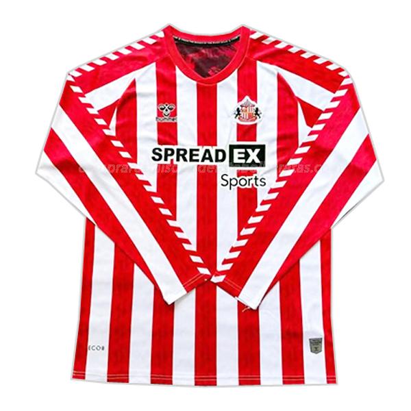 camisola sunderland manga comprida equipamento principal 2024-25