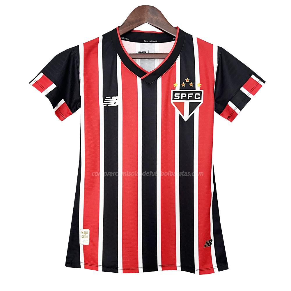 camisola são paulo fc mulher equipamento suplente 2024-25