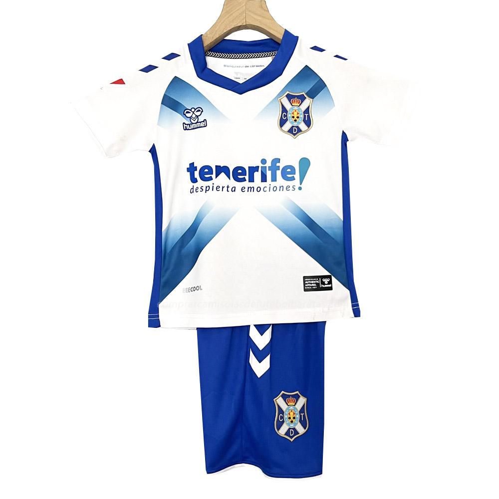 camisola tenerife crianças equipamento principal 2024-25