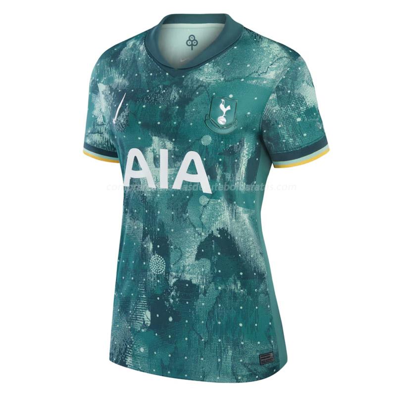 camisola tottenham hotspur mulher equipamento alternativo 2024-25