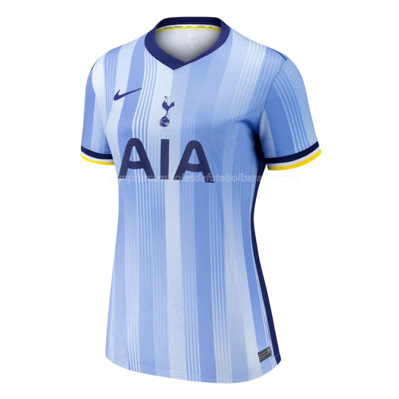 camisola tottenham hotspur mulher equipamento suplente 2024-25