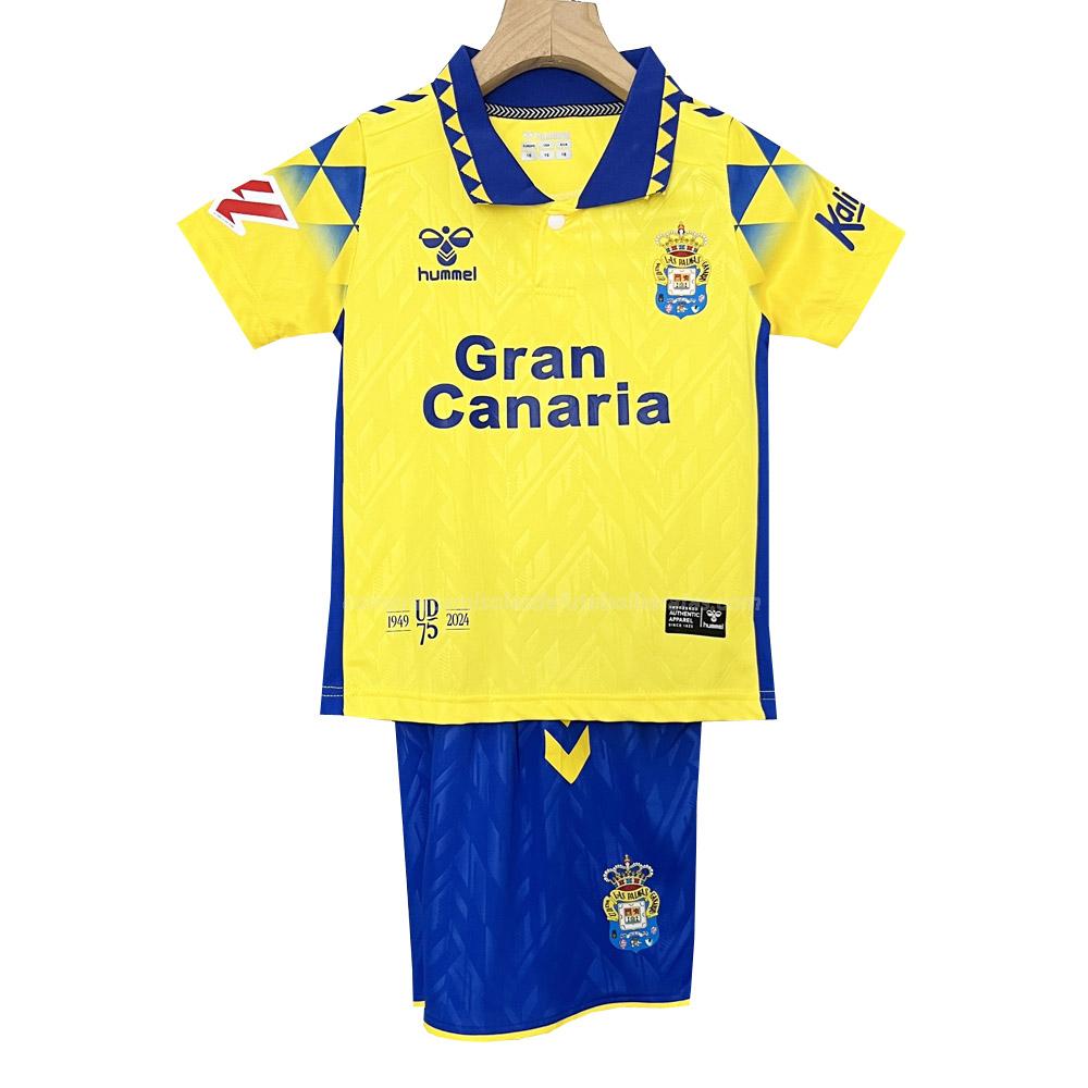 camisola ud las palmas crianças equipamento principal 2024-25