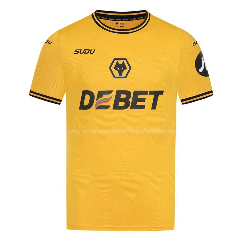 camisola wolverhampton wanderers equipamento principal 2024-25