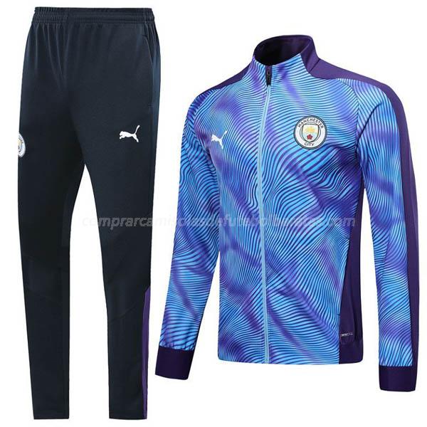 casaco manchester city roxo azulado 2019-2020